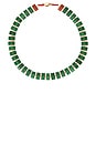 view 1 of 3 COLLIER in Gold & Green Jade
