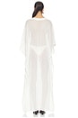 view 3 of 3 Fishnet Caftan in Ivory