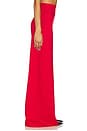 view 3 of 6 Ponte Knit Wide Leg Pant in Red
