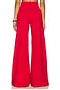 view 4 of 6 Ponte Knit Wide Leg Pant in Red