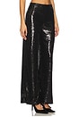 view 2 of 6 Sequin Wide Leg Pant in Black