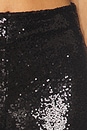 view 6 of 6 Sequin Wide Leg Pant in Black