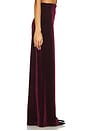 view 3 of 6 Velvet Wide Leg Pant in Merlot