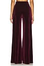 view 4 of 6 Velvet Wide Leg Pant in Merlot