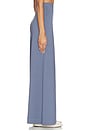 view 3 of 6 Ponte Knit Wide Leg Pant in Sea Blue