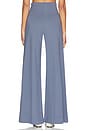view 4 of 6 Ponte Knit Wide Leg Pant in Sea Blue
