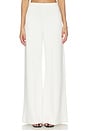 view 1 of 6 Scuba Wide Leg Pant in Off-white