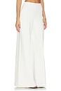 view 2 of 6 Scuba Wide Leg Pant in Off-white