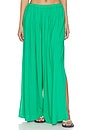 view 1 of 7 Linen Flowy Pant in Kelly Green