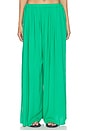 view 2 of 7 Linen Flowy Pant in Kelly Green
