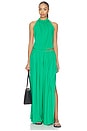 view 6 of 7 Linen Flowy Pant in Kelly Green