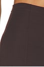 view 7 of 6 Ponte Knit Cropped Wide Leg Pant in Chocolate