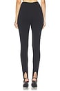 view 5 of 6 PANTALON À PASSE-PIED in Black