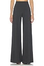 view 1 of 6 PANTALON LONG WIDE LEG PANT in Charcoal