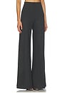 view 2 of 6 PANTALON LONG WIDE LEG PANT in Charcoal