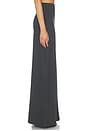 view 4 of 6 PANTALON LONG WIDE LEG PANT in Charcoal