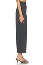 view 4 of 6 Ponte Knit Cropped Straight Leg Pant in Charcoal