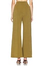 view 4 of 6 Vintage Knit Wide Leg Pant in Chartreuse