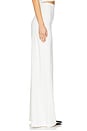 view 3 of 6 Ponte Knit Wide Leg Pant in Off White