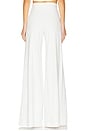 view 4 of 6 Ponte Knit Wide Leg Pant in Off White
