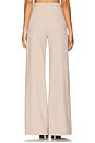 view 4 of 6 Ponte Knit Wide Leg Pant in Clay