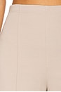 view 6 of 6 Ponte Knit Wide Leg Pant in Clay