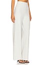 view 2 of 6 Ponte Knit Straight Leg Pant in Heather Grey