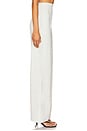 view 3 of 6 Ponte Knit Straight Leg Pant in Heather Grey