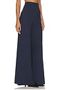view 2 of 6 Ponte Knit Wide Leg Pant in Navy