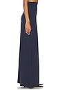 view 3 of 6 Ponte Knit Wide Leg Pant in Navy