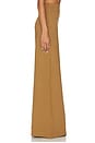 view 3 of 6 Ponte Knit Wide Leg Pant in Camel