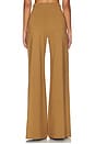view 4 of 6 Ponte Knit Wide Leg Pant in Camel