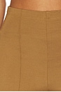 view 6 of 6 Ponte Knit Wide Leg Pant in Camel