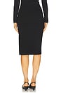 view 4 of 6 Ponte Knit Pencil Skirt in Black