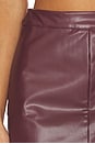 view 6 of 6 Leather Pencil Skirt in Oxblood