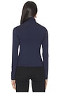 view 3 of 4 タートルネックトップ in Navy