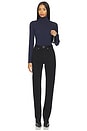 view 4 of 4 タートルネックトップ in Navy