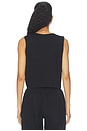 view 4 of 4 Ponte Knit Vest in Black