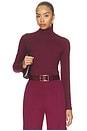 view 1 of 4 Modal Turtleneck Tee in Elderberry