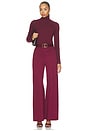view 5 of 4 Modal Turtleneck Tee in Elderberry