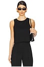 view 1 of 4 Ponte Knit Tank Top in Black