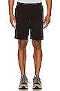 view 3 of 3 Terry Sweatshort in Black