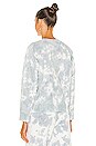 view 3 of 4 Recycled Crew Sweatshirt in Blue Mirage Tie Dye