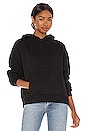 view 1 of 4 Recycled Fleece Hoodie in Black