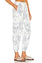 view 2 of 4 Recycled Fleece Sweatpant in Blue Mirage Tie Dye