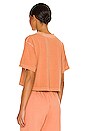 view 3 of 4 Relaxed Crop Tee in Clay