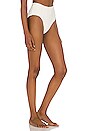 view 2 of 5 Hunter Bikini Bottom in Cream Snake Texture