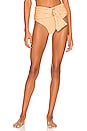 view 1 of 4 Dean Bikini Bottom in Peach Pleat