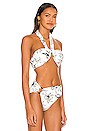 view 2 of 4 Simone Bikini top in Noir Floral
