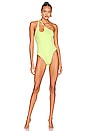 view 1 of 3 Lennon One Piece in Key Lime Snake